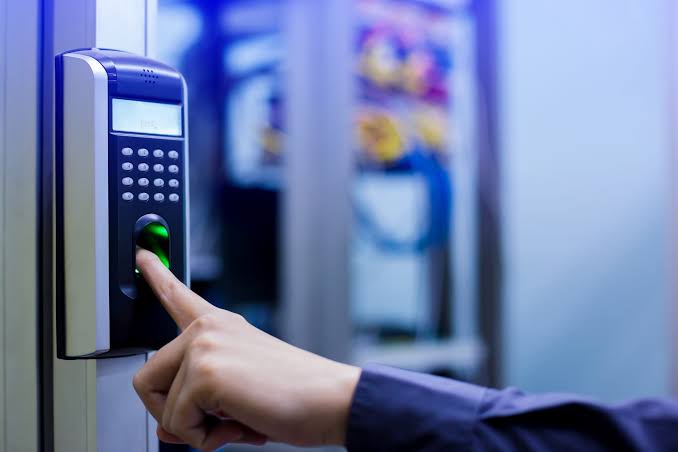 Door access biometric